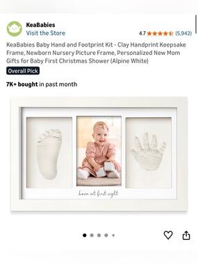 Keababies baby hand and footprint kit